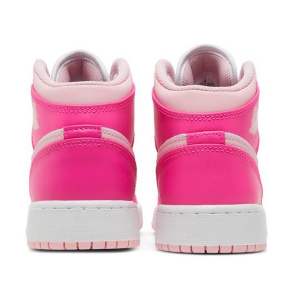 Nike mid fierce dunk Barbie pink hot pink shoes sneakers kids 7 Womans 9 - Picture 3 of 7